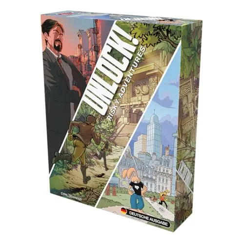 Unlock Risky Adventures Sammelbox Rätselspiel Deutsch 1-6 Spieler