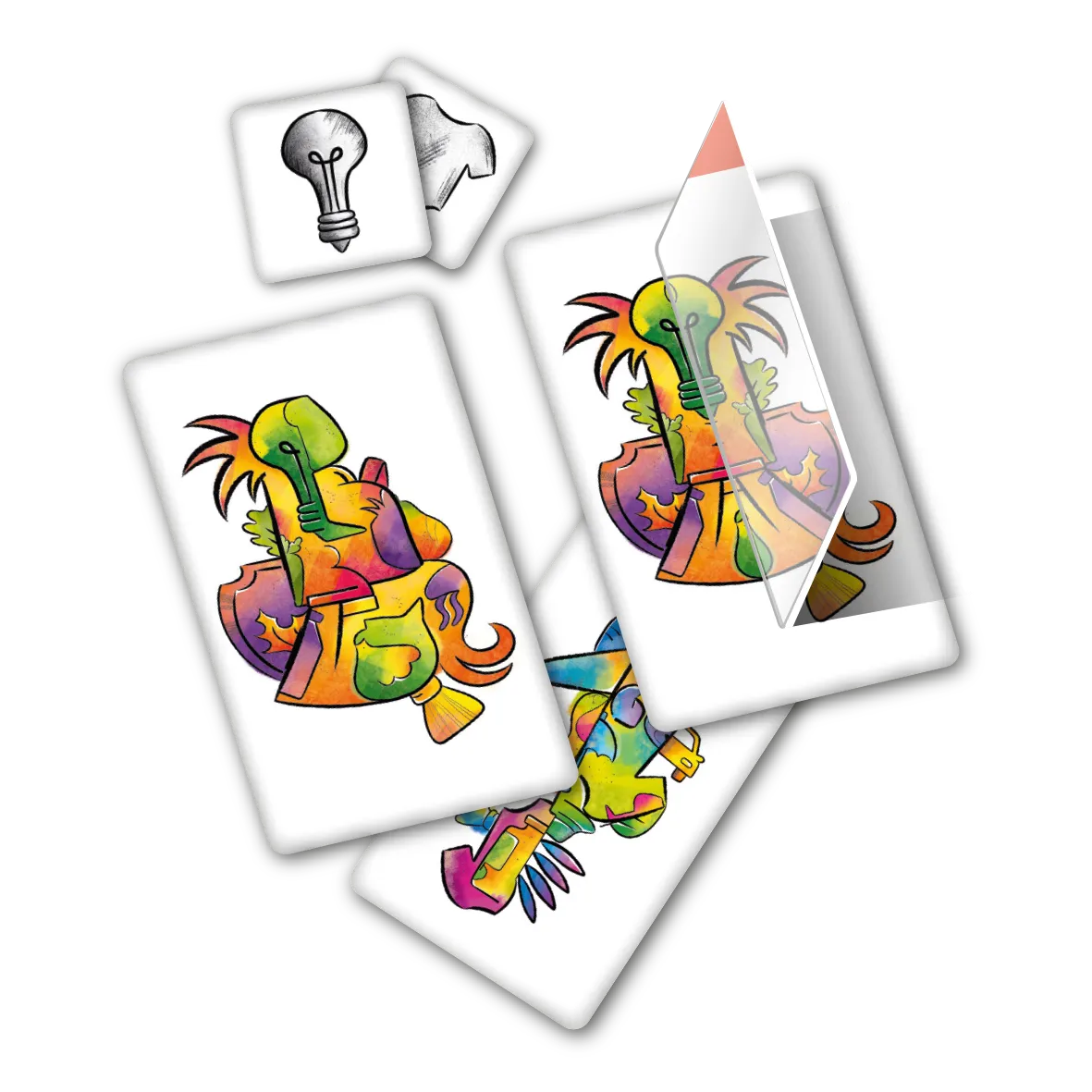 Cranio Specchio Riflesso Familienspiel Spiegel