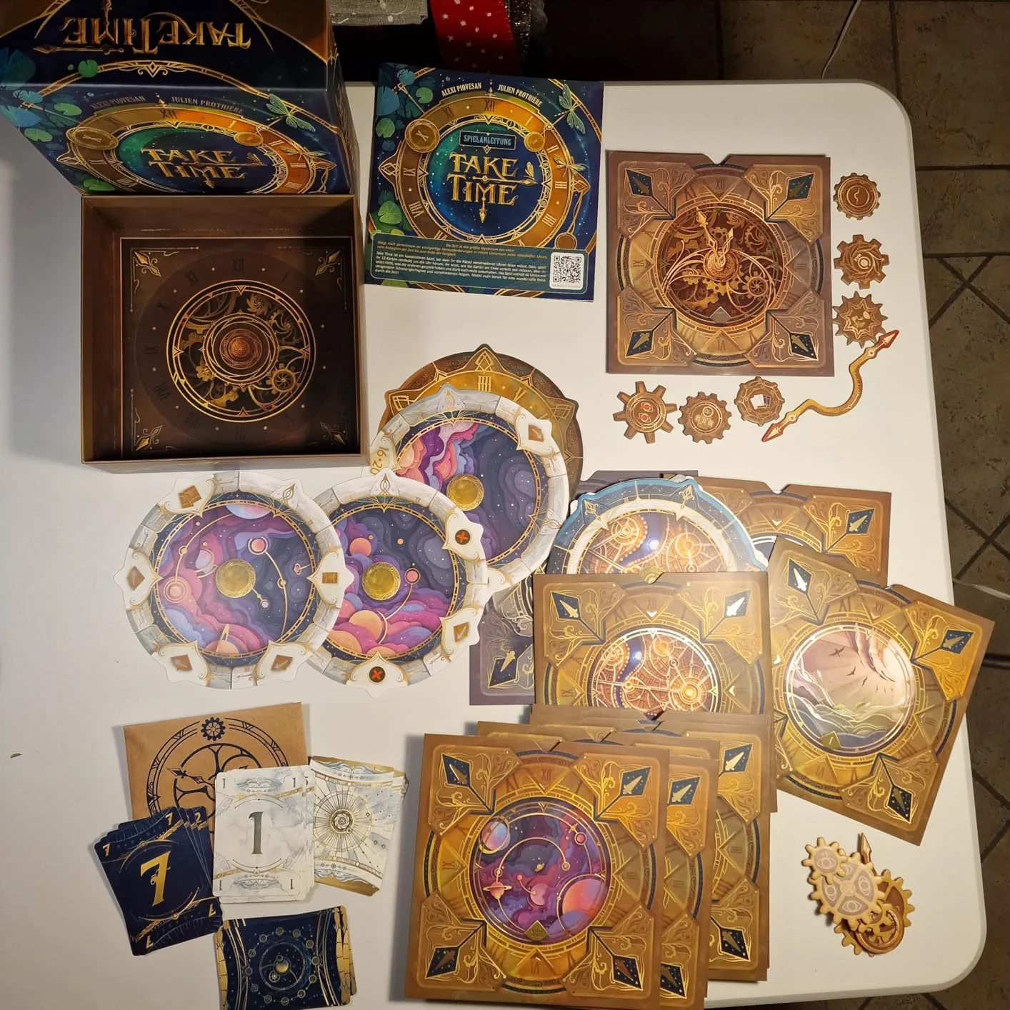 Asmodee Take Time Grundspiel kooperativ deutsch Familie
