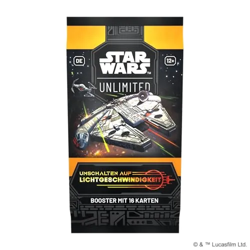 Asmodee Star Wars Unlimited Umschalten auf Lichtgeschwindigkeit Booster