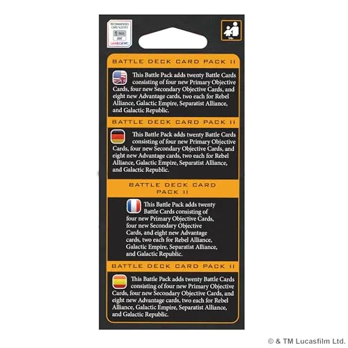 Asmodee Star Wars Legion Battle Deck Card Pack II Erweiterung