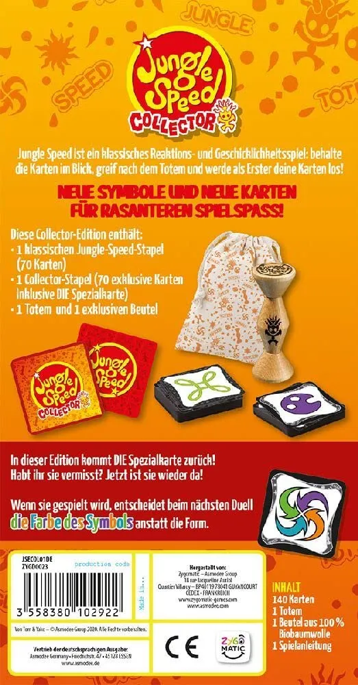 Asmodee Jungle Speed Collector Partyspiel Collector-Edition
