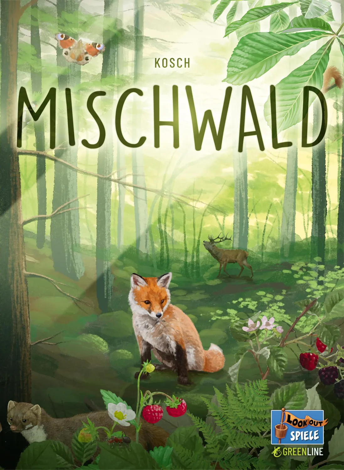 Asmodee Mischwald Grundspiel Familienspiel Deutsch