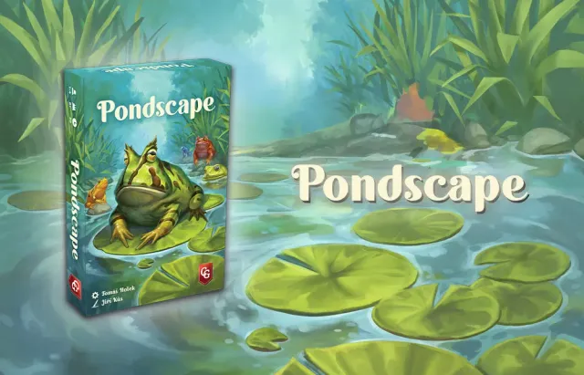 Capstone Pondscape Kartenspiel Frosch-Teich 1-4 Spieler