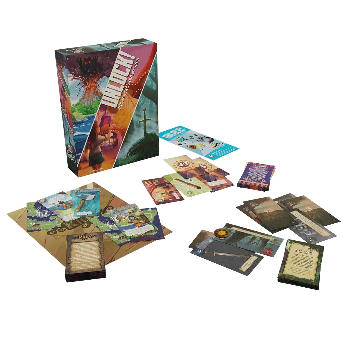 Asmodee Unlock! Enchanted Adventures Familienspiel Deutsch