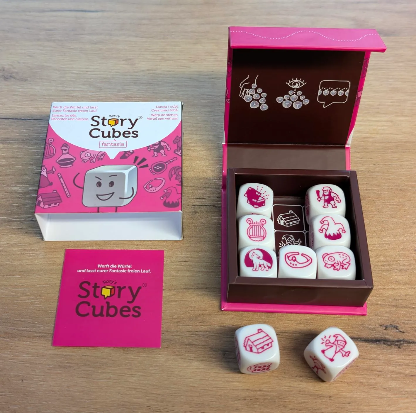 Rory's Story Cubes Fantasia Würfelspiel Neue Auflage