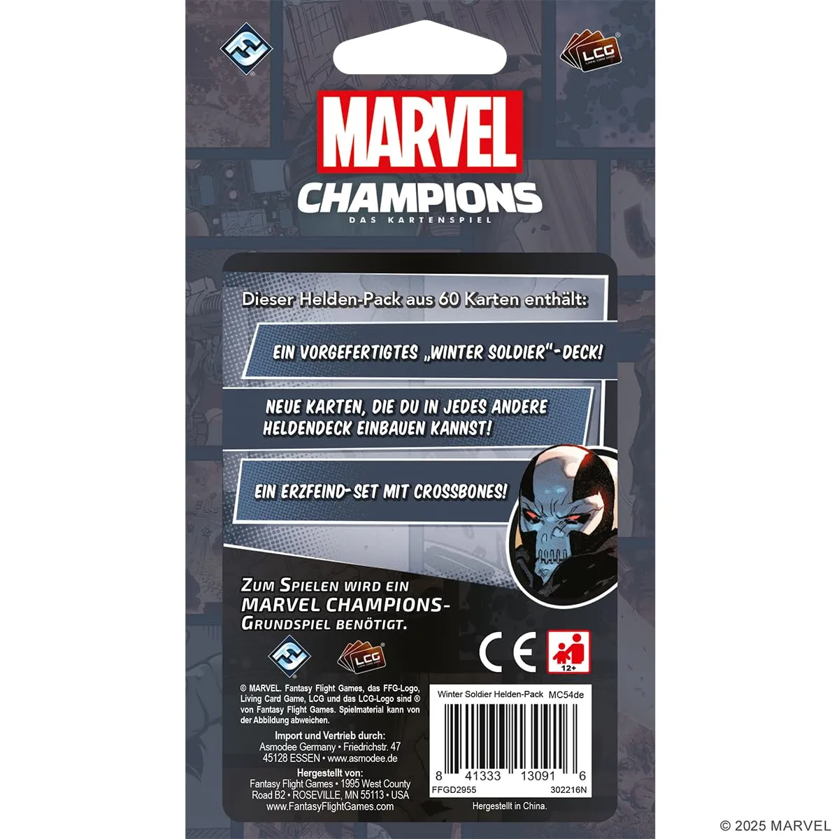 Asmodee Marvel Champions Winter Soldier Helden-Erweiterung deutsch