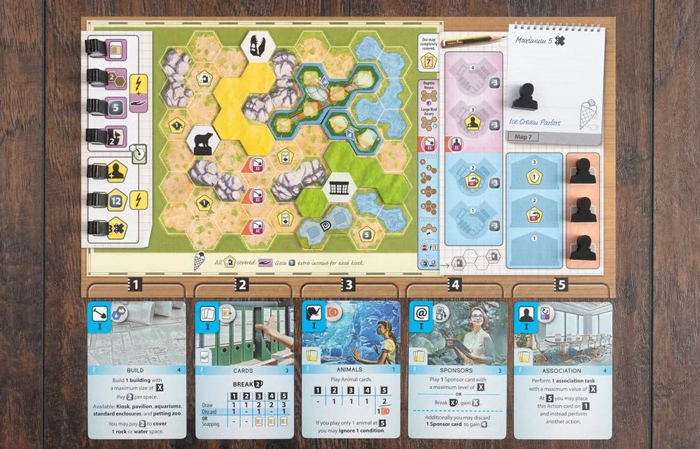 Capstone Games Ark Nova Marine Worlds Erweiterung Aquarium