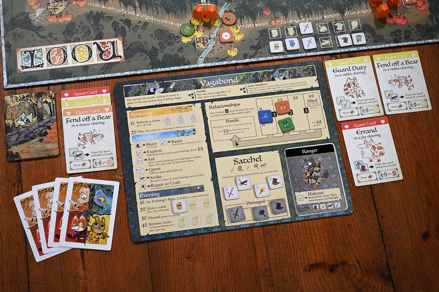 Leder Games Root Grundspiel Brettspiel Asymmetrisch