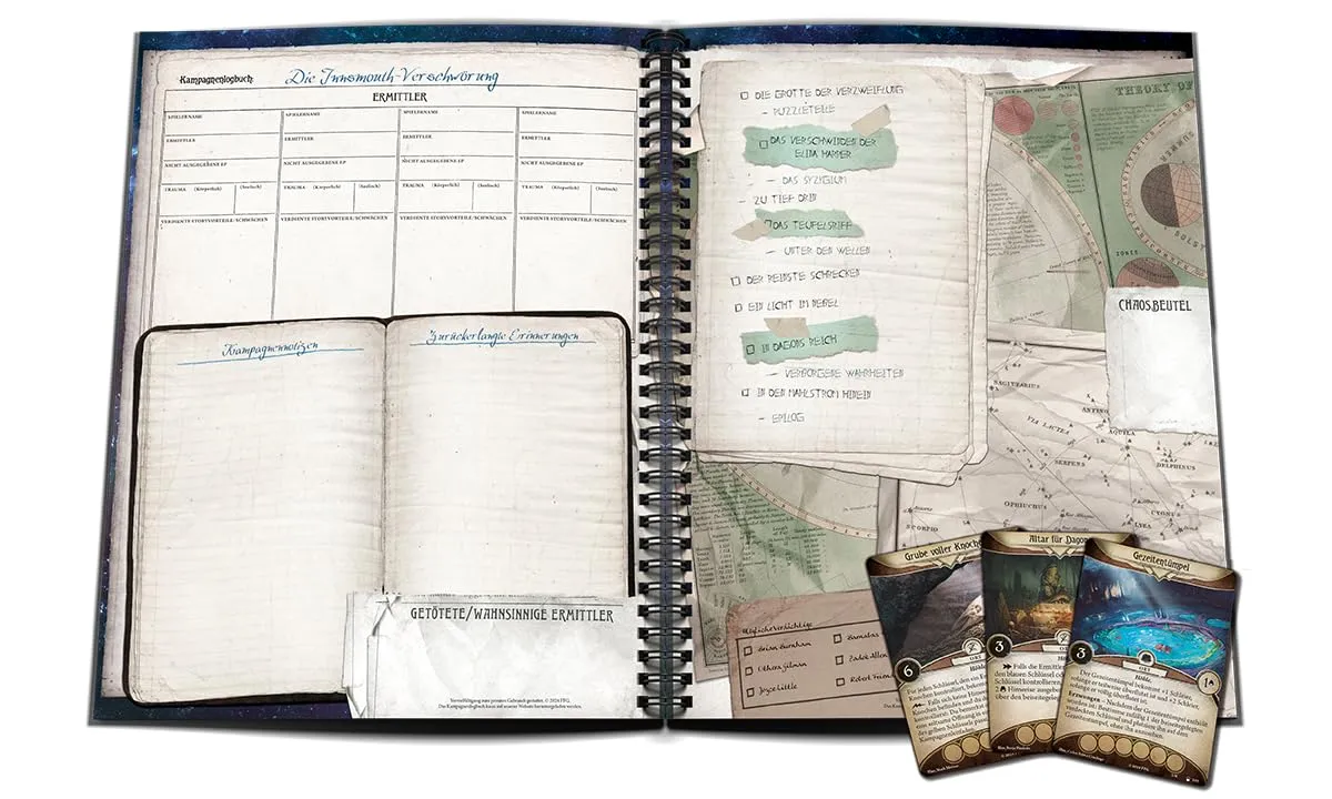 Arkham Horror LCG Innsmouth-Verschwörung Kampagne Deutsch