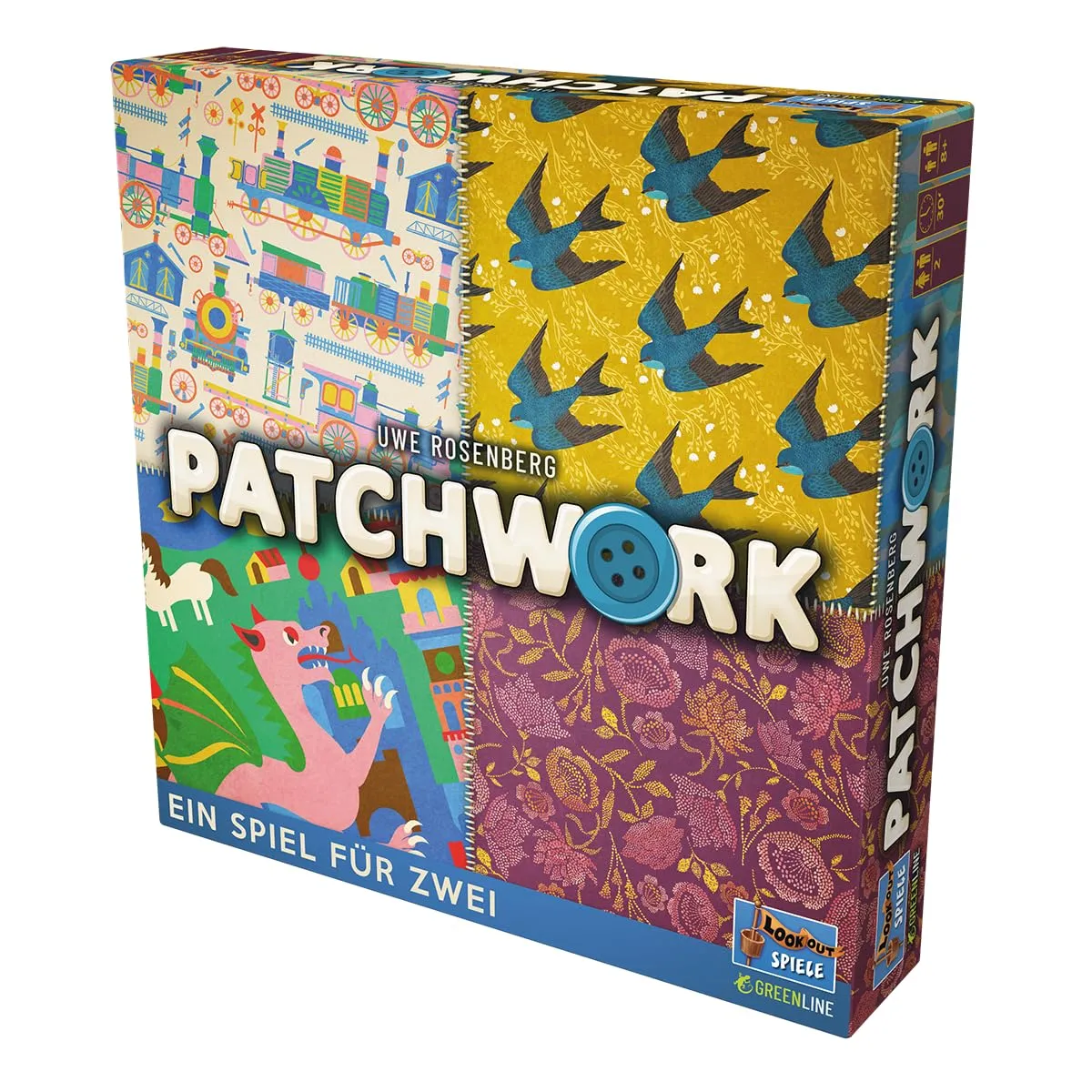 Lookout Patchwork Brettspiel 2 Spieler Uwe Rosenberg