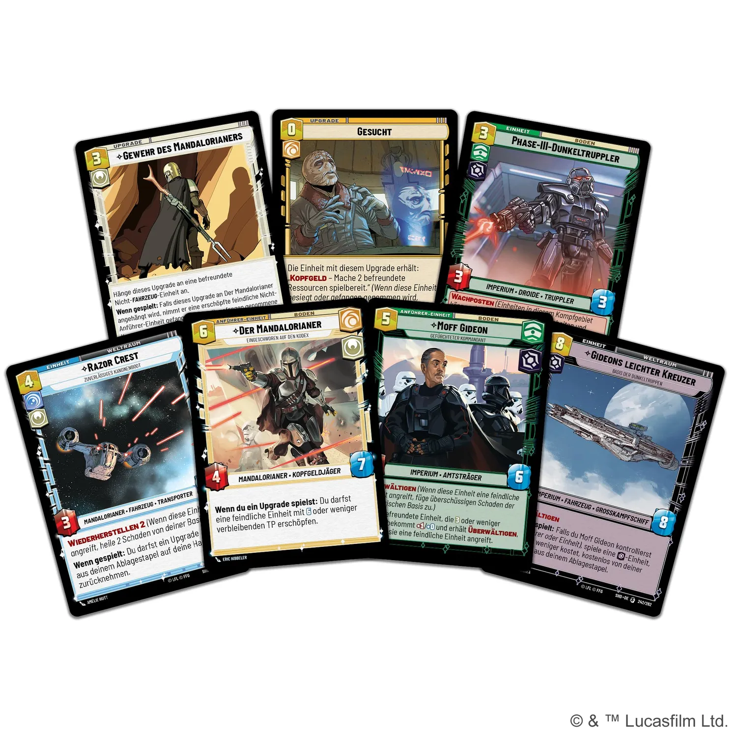 Star Wars Unlimited Schatten der Galaxis Starter 2 Decks Deutsch