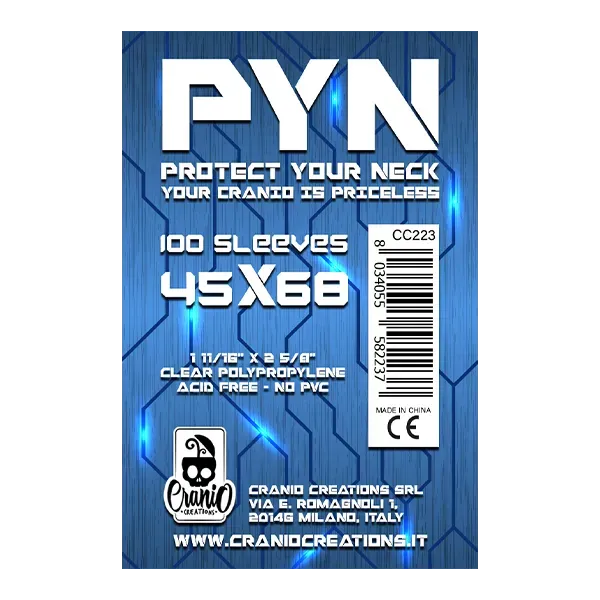 Cranio PYN Kartenhüllen 45x68 transparent