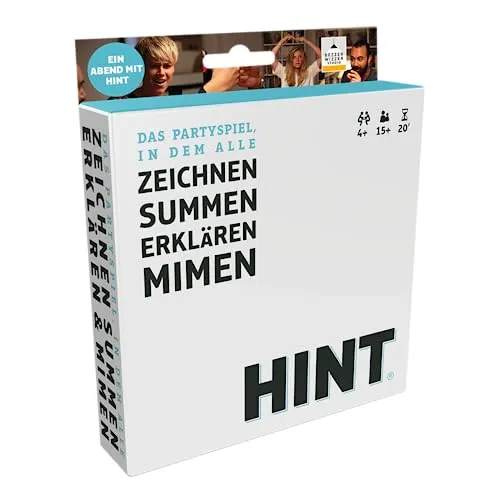 HINT Pocket Partyspiel Deutsch 48 Karten