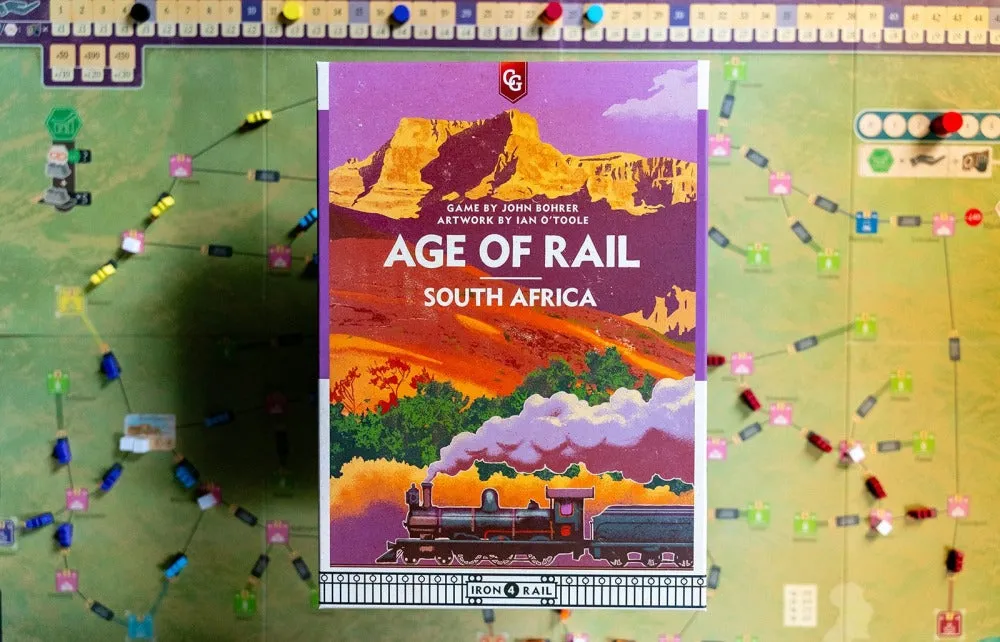 Capstone Games Age of Rail South Africa Brettspiel Eisenbahn
