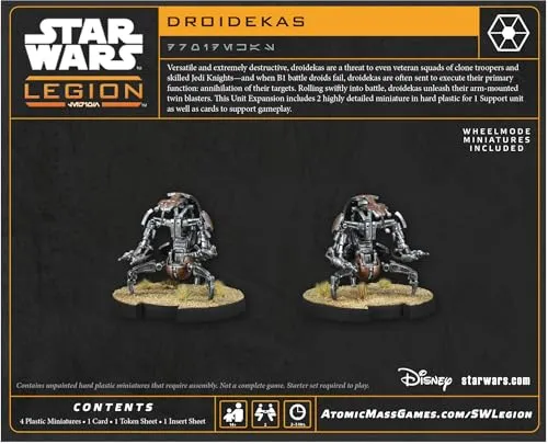 Asmodee Star Wars Legion Droidekas Erweiterung Unterstützung
