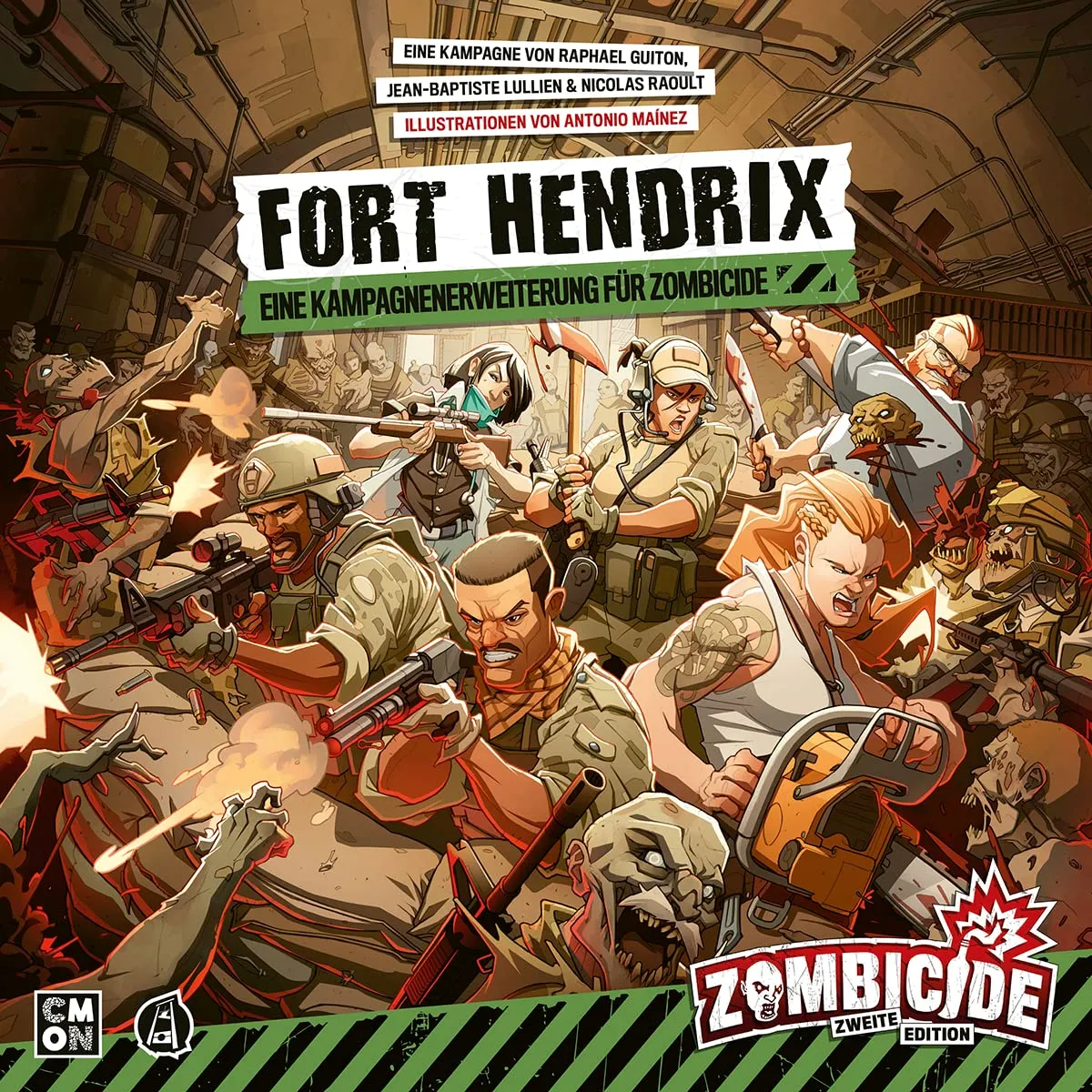 Zombicide 2. Edition Fort Hendrix Erweiterung Kampagne deutsch