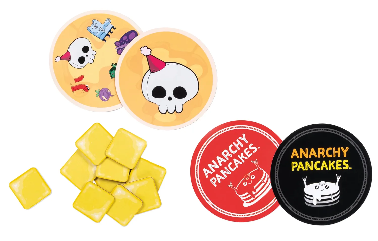 Asmodee Dobble Anarchy Pancakes Kartenspiel 2-6 Spieler