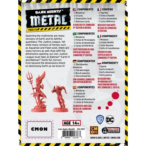 CMON Zombicide 2. Edition Batman Metal Pack 3 Erweiterung