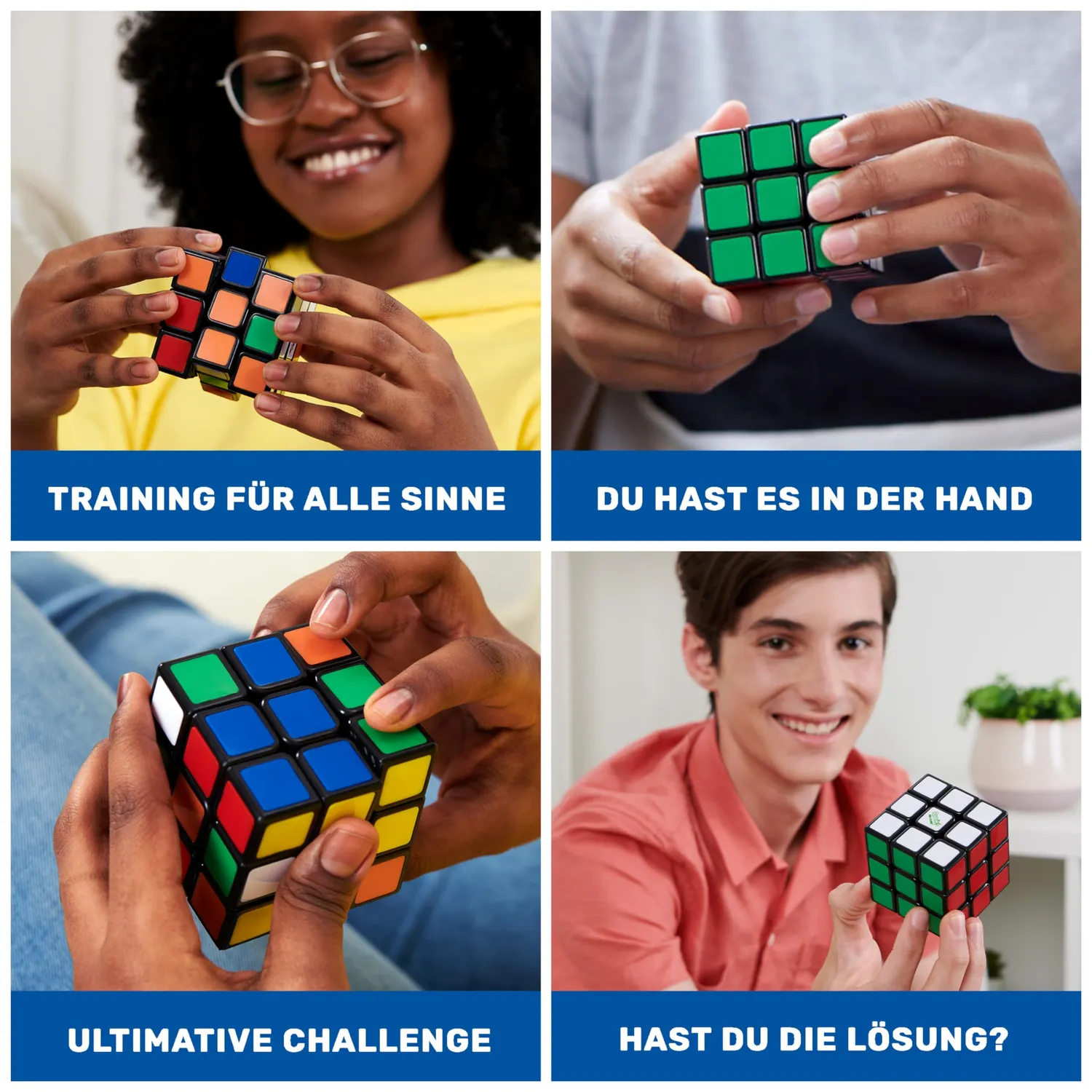 Rubik's Original 3x3 Zauberwürfel Klassik drehbar