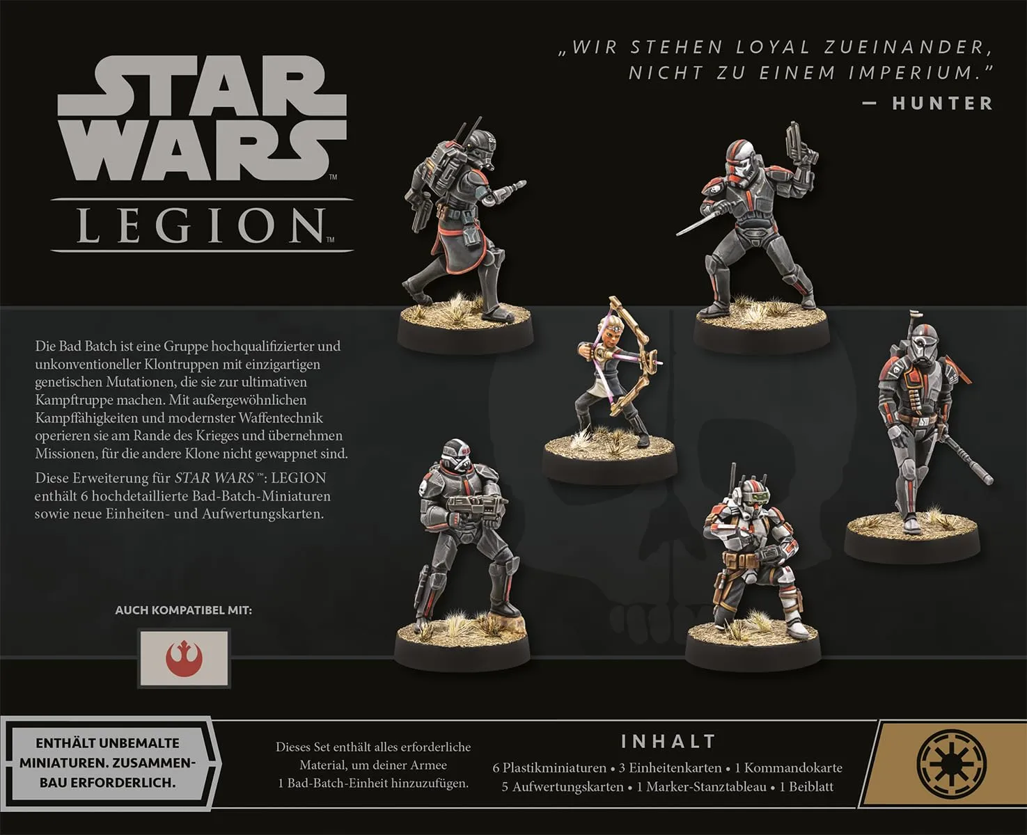 Asmodee Star Wars: Legion Bad Batch Tabletop-Erweiterung Deutsch