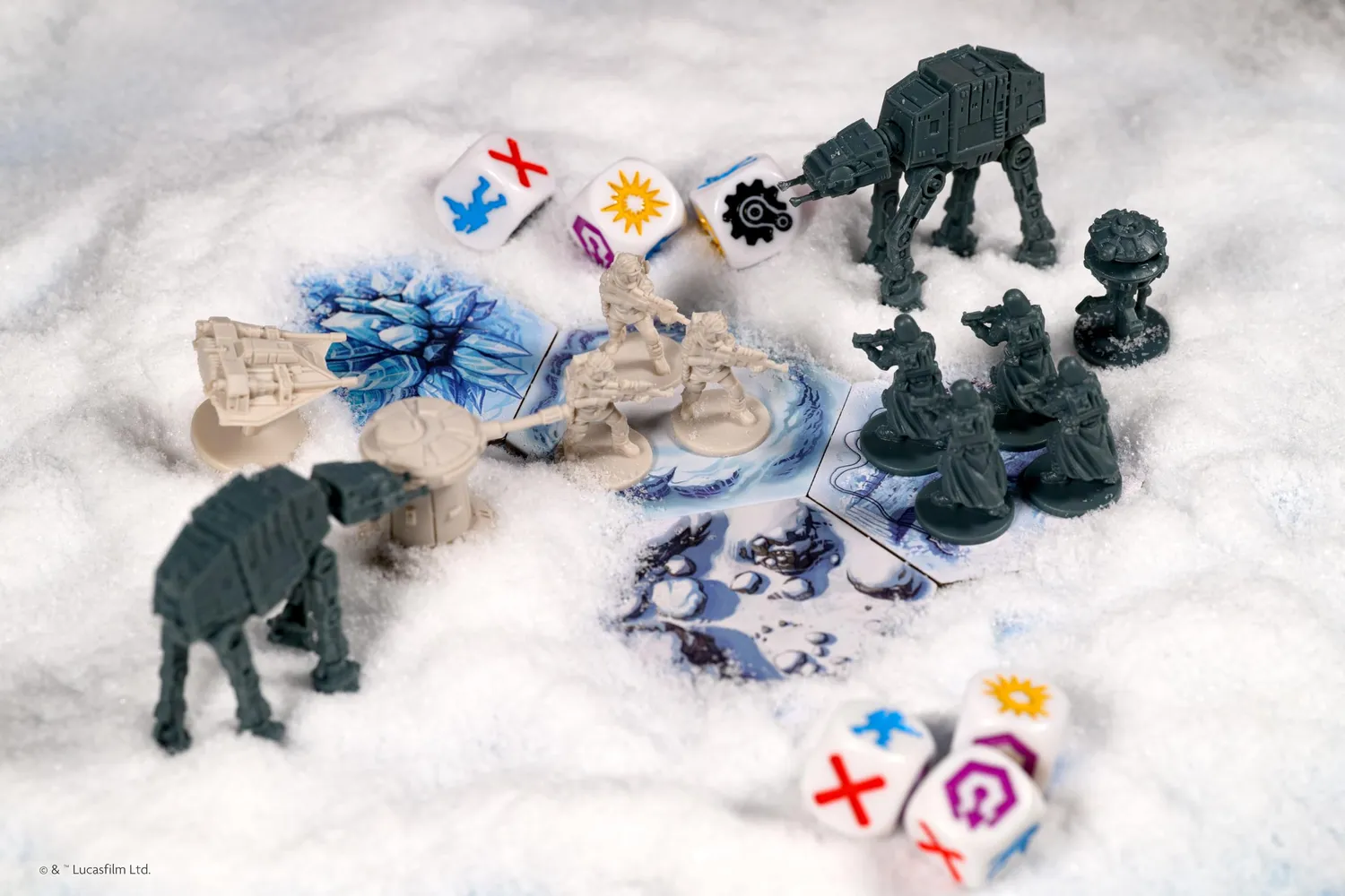 Star Wars Battle of Hoth Strategiespiel mit 74 Figuren