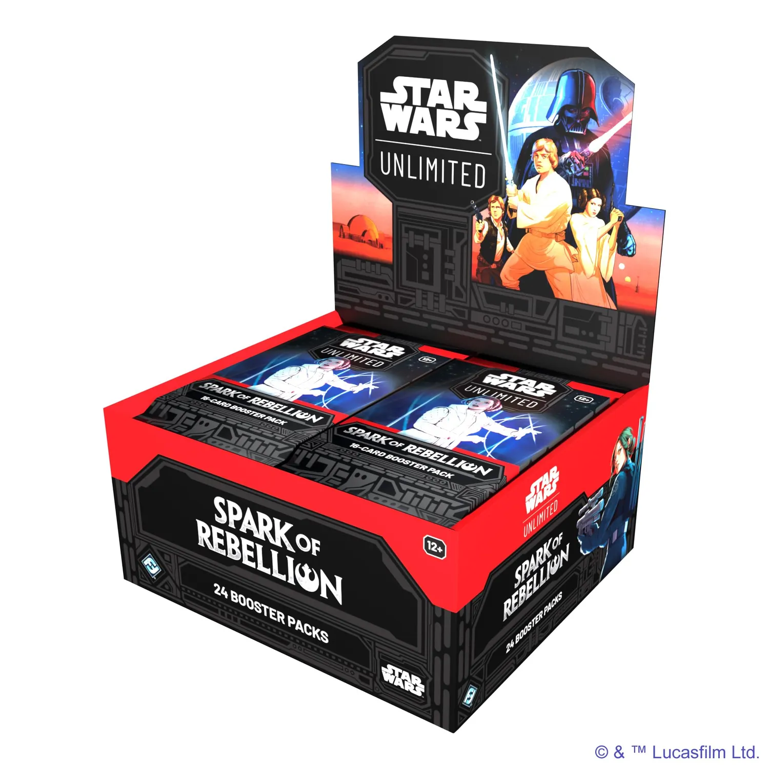 Star Wars Unlimited Spark of Rebellion Booster Display 24er