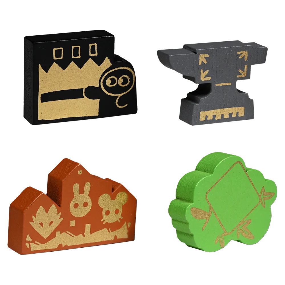 Leder Games Root Landmarks Pack Erweiterung 4 Holzfiguren