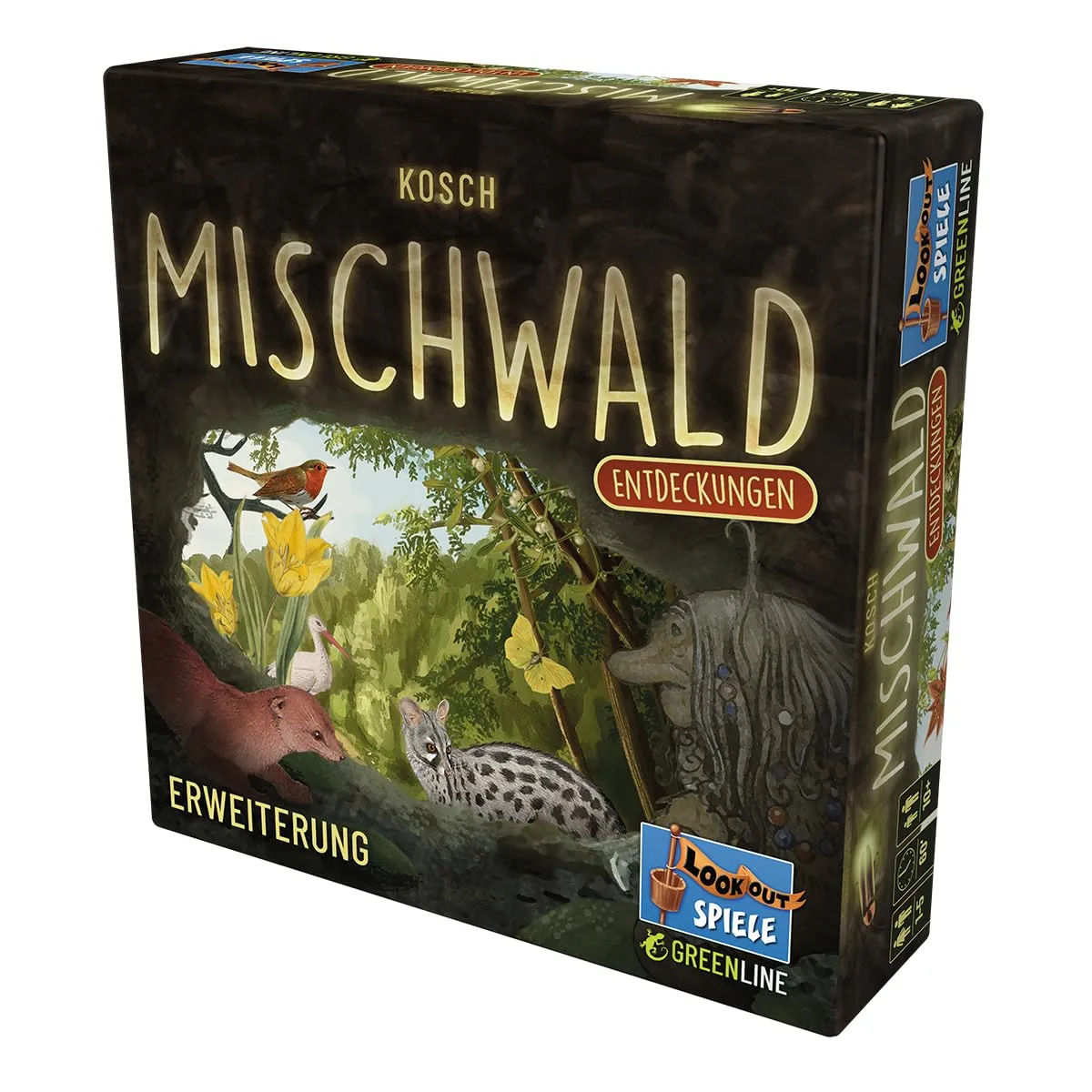 Mischwald Entdeckungen Erweiterung Kartenspiel Deutsch Höhlenkarten