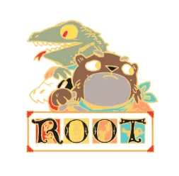 Leder Games Root Riverfolk Pin Anstecker 1,5 Zoll