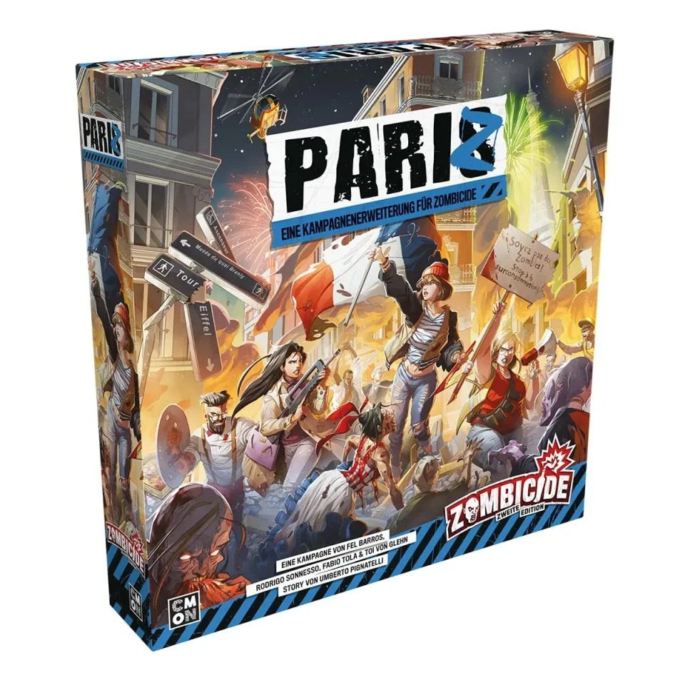 CMON Zombicide 2. Edition PariZ Erweiterung Kampagne Deutsch