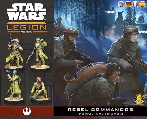Asmodee Star Wars: Legion Rebel Commandos Erweiterung 7 Figuren