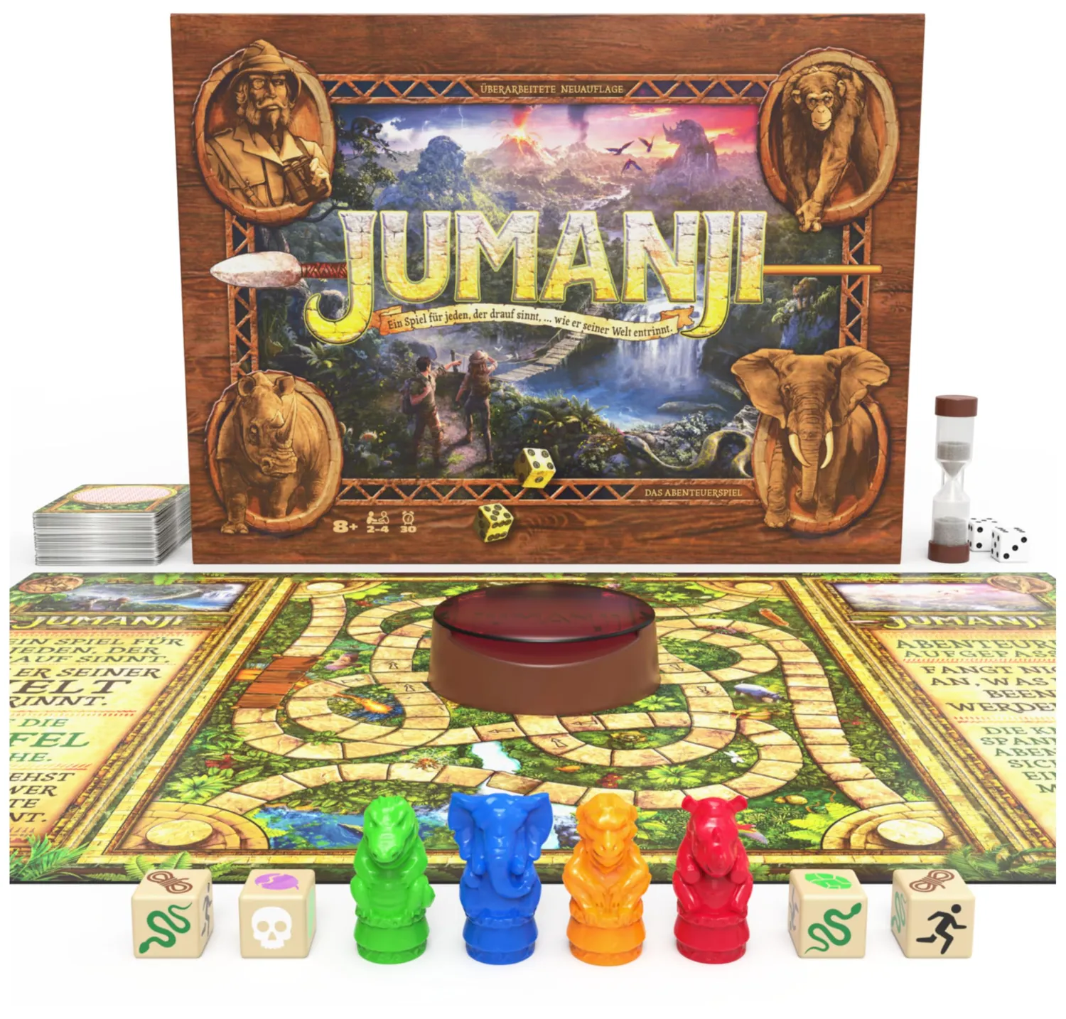 Jumanji Neuauflage 2026 Familienspiel Brettspiel 2-4 Spieler