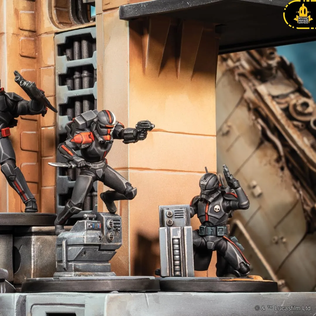 Star Wars Shatterpoint Clone Force 99 Squad Pack Erweiterung 5 Miniaturen