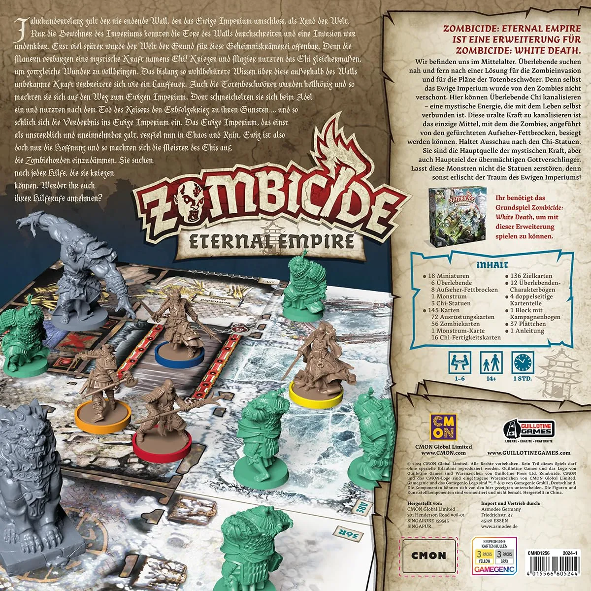 CMON Zombicide White Death Eternal Empire Erweiterung Deutsch
