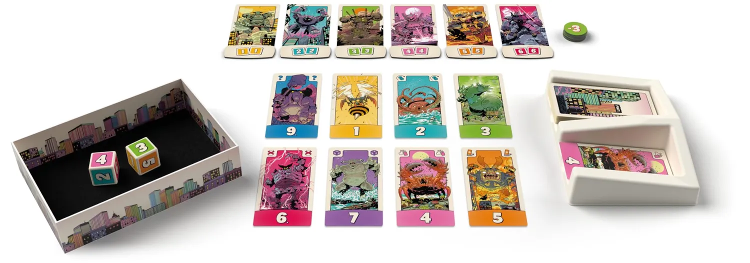 Repos Production Pikit Kartenspiel Deutsch Kaijü-Würfelspiel
