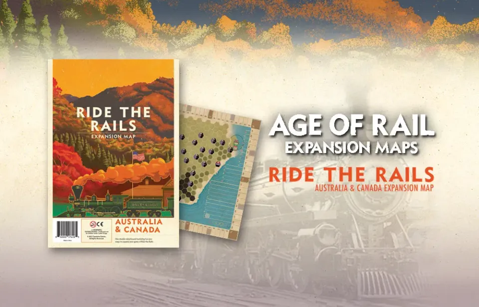 Capstone Games Ride the Rails Australia Canada Erweiterung