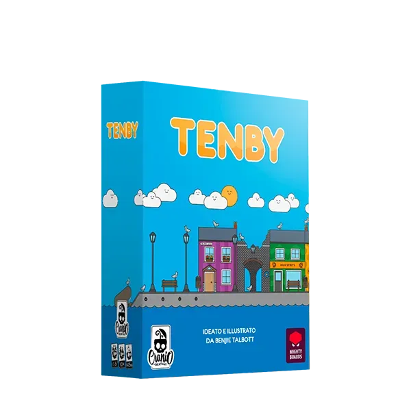 Cranio Tenby Familienspiel Standard farbenfrohe Stadt