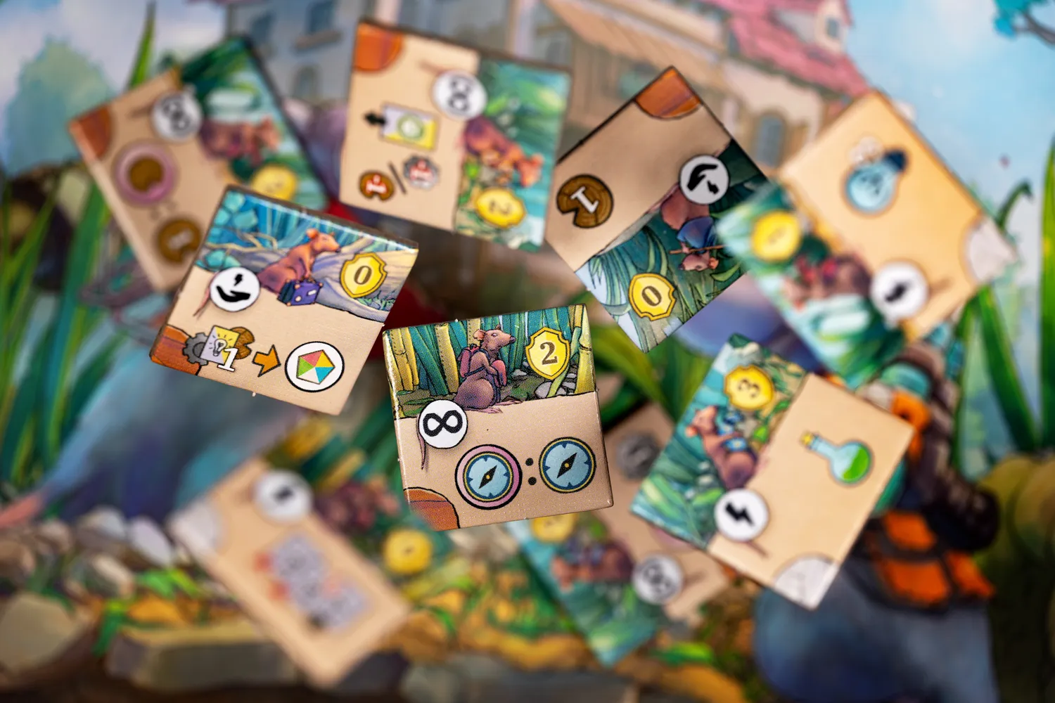 Cranio Ratti di Wistar Brettspiel Strategiespiel