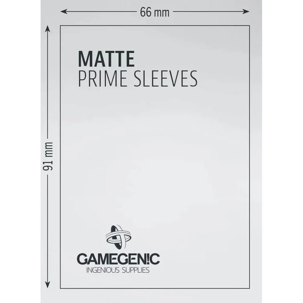 Gamegenic Matte Prime Kartenhüllen Gelb 100 Stück
