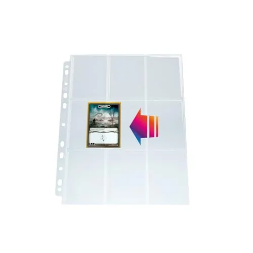 Gamegenic Ultrasonic 9-Pocket Pages Sideloading Hüllen 10 Stück