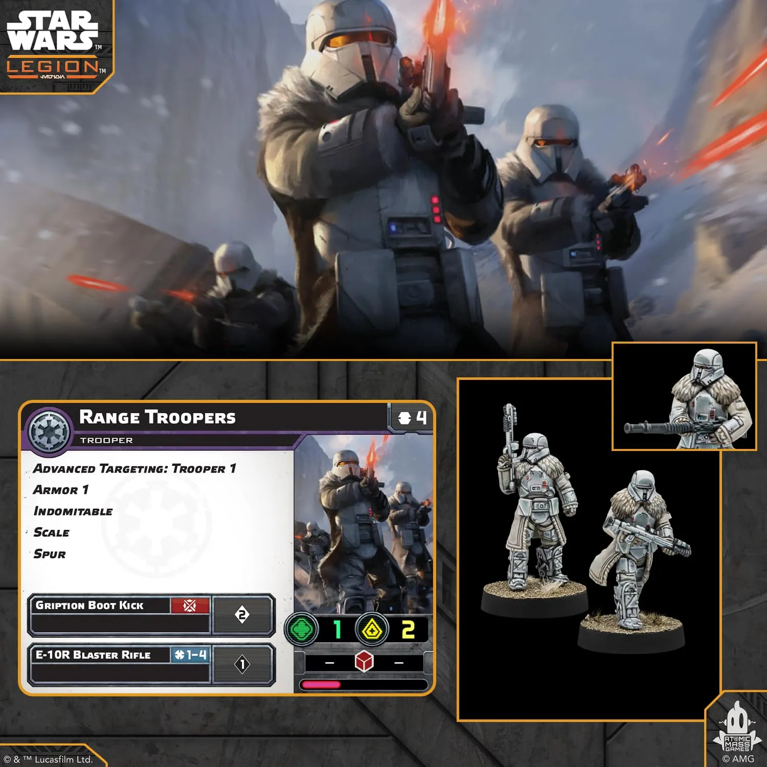 Asmodee Star Wars Legion Range Troopers Erweiterung Imperium