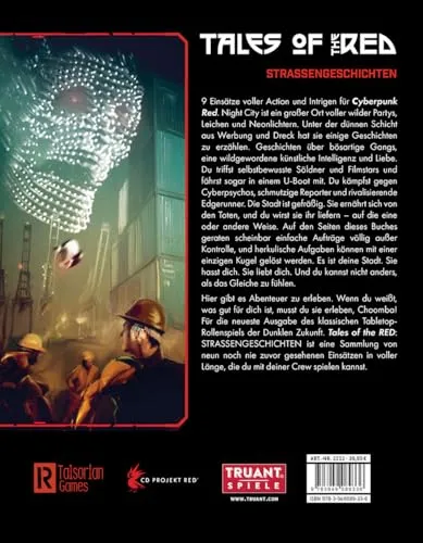 Cyberpunk RED Tales of the RED Straßengeschichten Rollenspielbuch deutsch