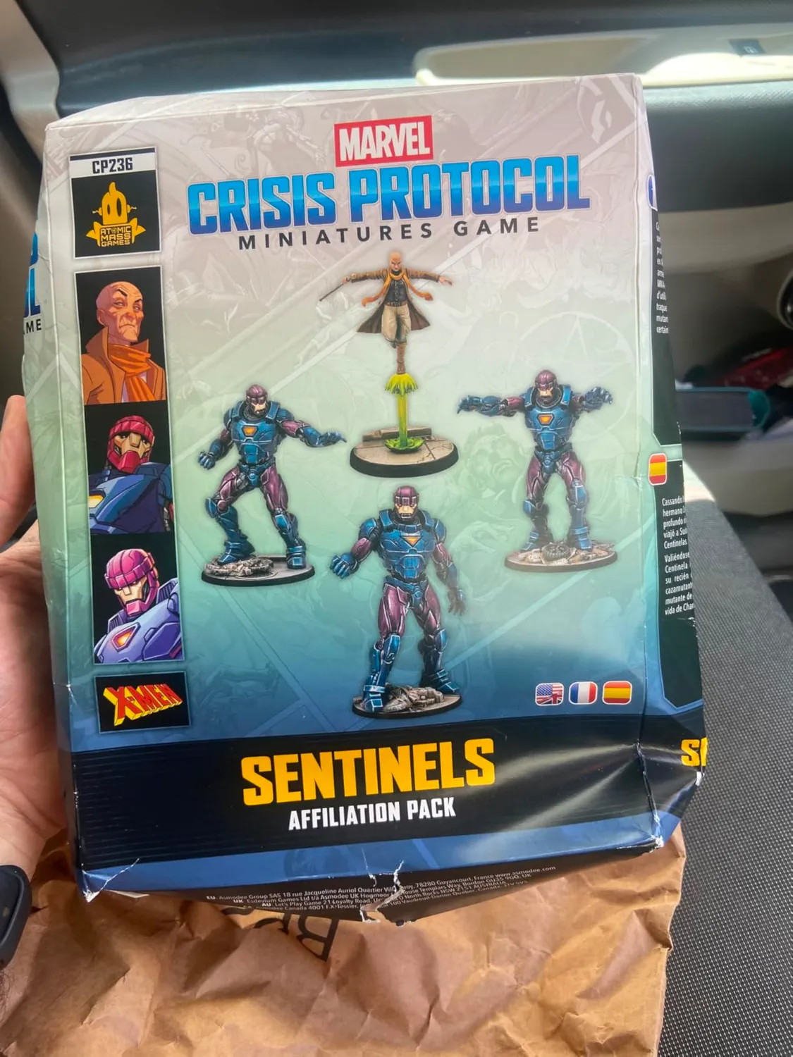 Asmodee Marvel Crisis Protocol Sentinels Affiliation Pack Tabletop
