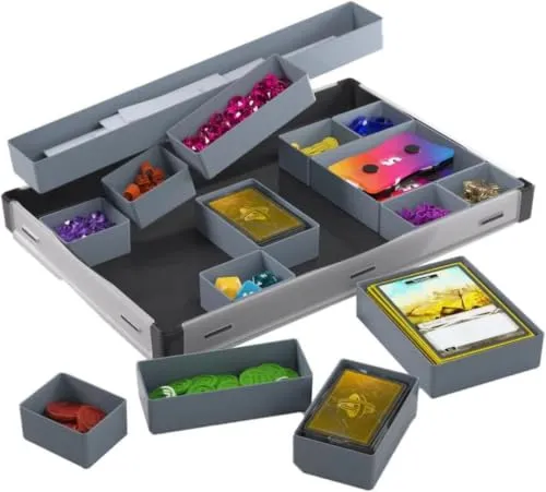 Gamegenic Token Silo XL Aufbewahrung Schwarz 15 Fächer