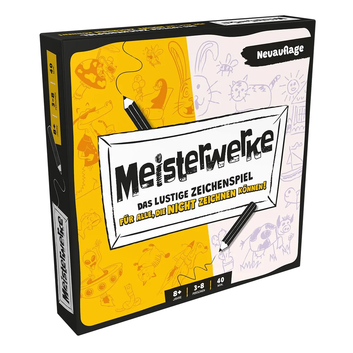 Asmodee Meisterwerke Partyspiel Alte Auflage Zeichenspiel