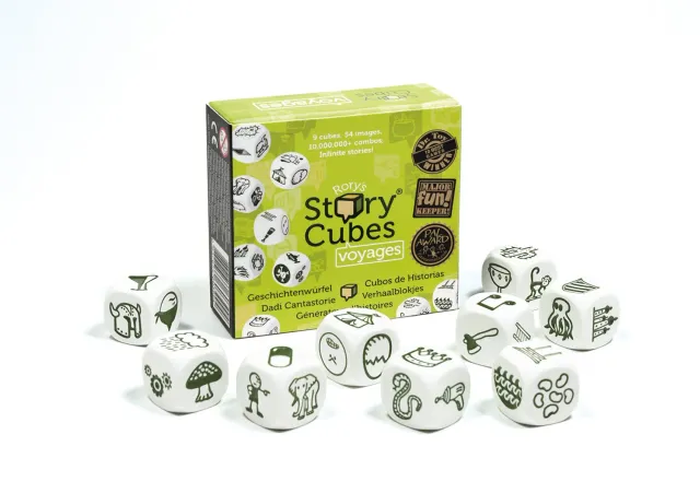 Story Cubes Voyages Würfelspiel Alte Auflage 9 Würfel