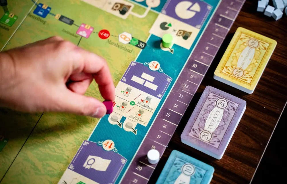 Capstone Games Age of Rail South Africa Brettspiel Eisenbahn
