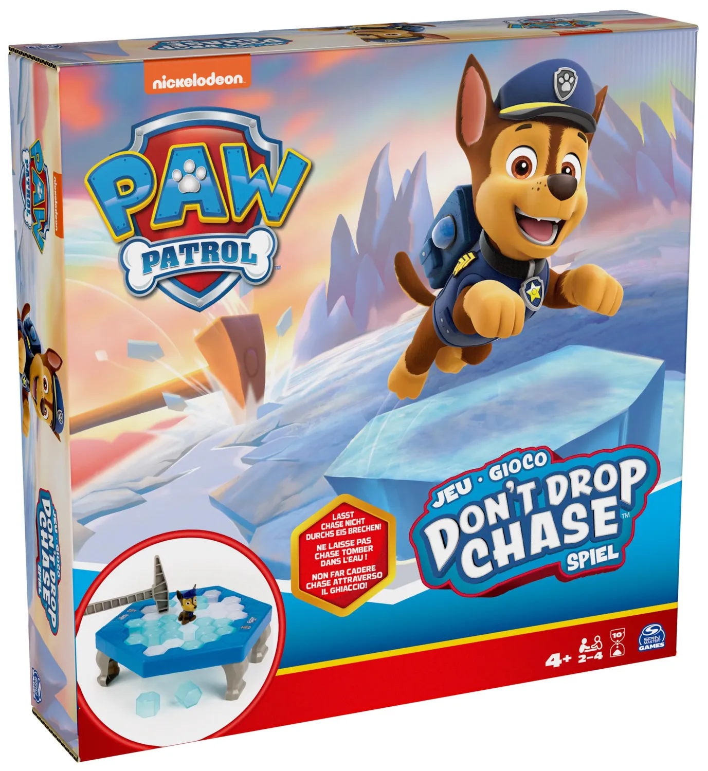 Spin Master PAW Patrol Don't Drop Chase Kinderspiel 2-4 Spieler