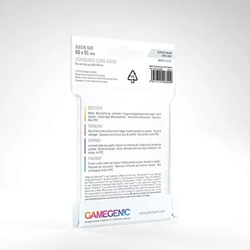 Gamegenic Matte Standard Kartenhüllen Sleeves Polypropylen